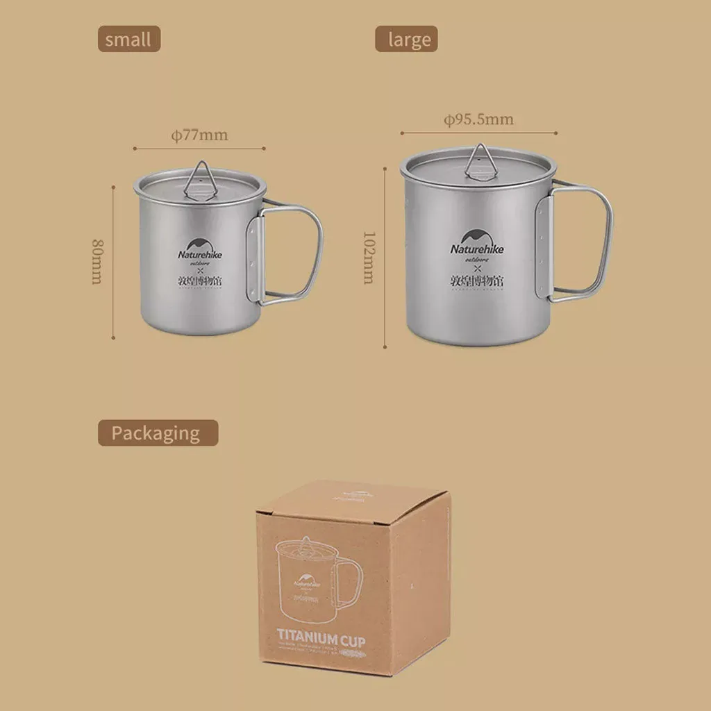 Gelas Camping Titanium Naturehike NH21CJ013 Dunhuang Series Cup