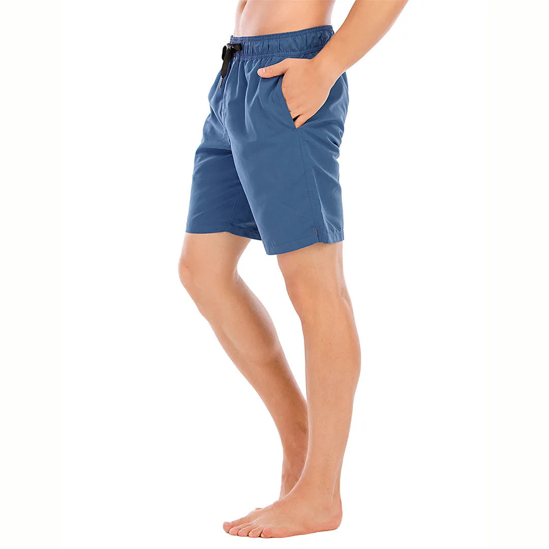 HUGE SPORTS Classic UPF50  Mens Board Shorts - Blue