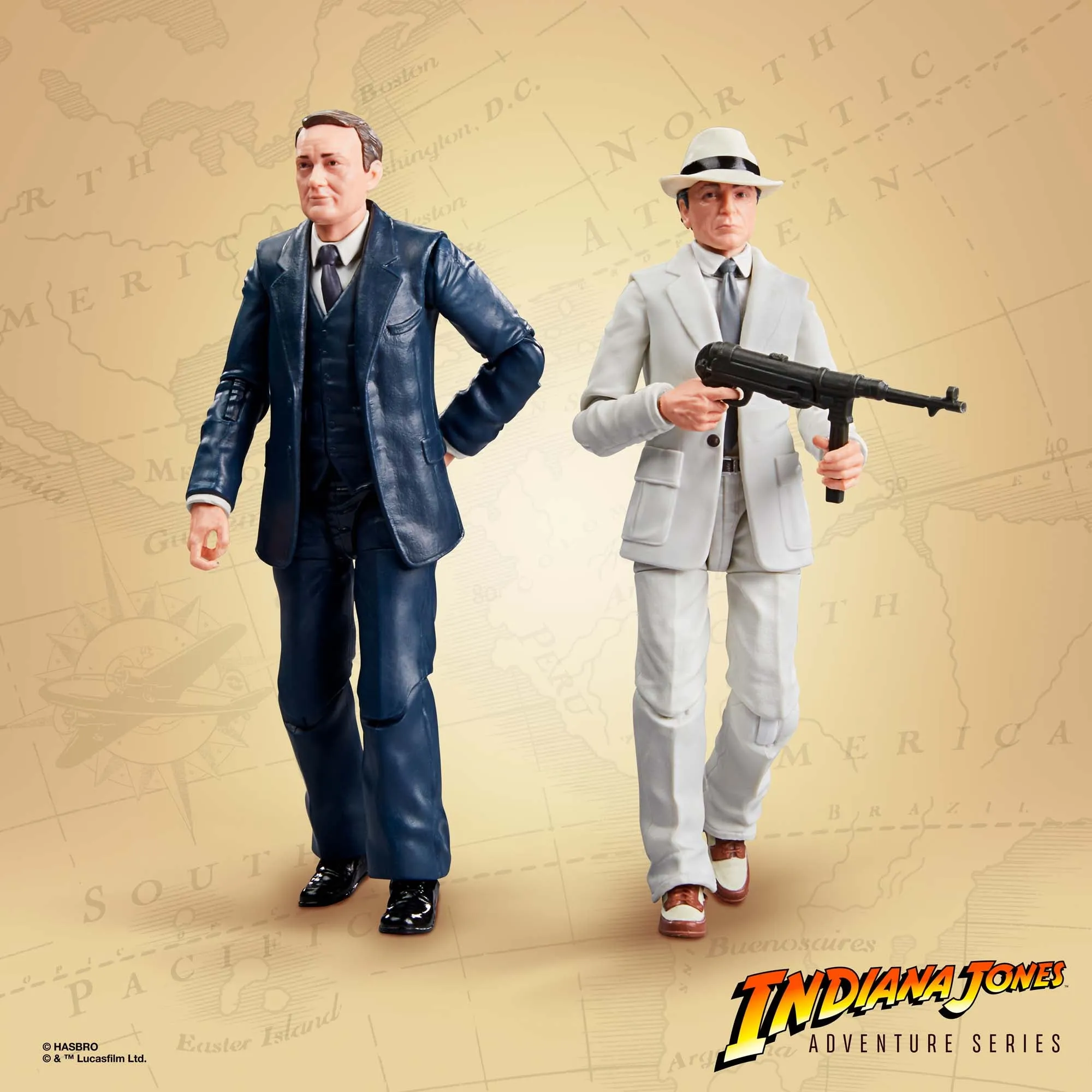 Indiana Jones Adventure Series Marcus Brody & René Belloq (Ark Showdown 2-Pack)