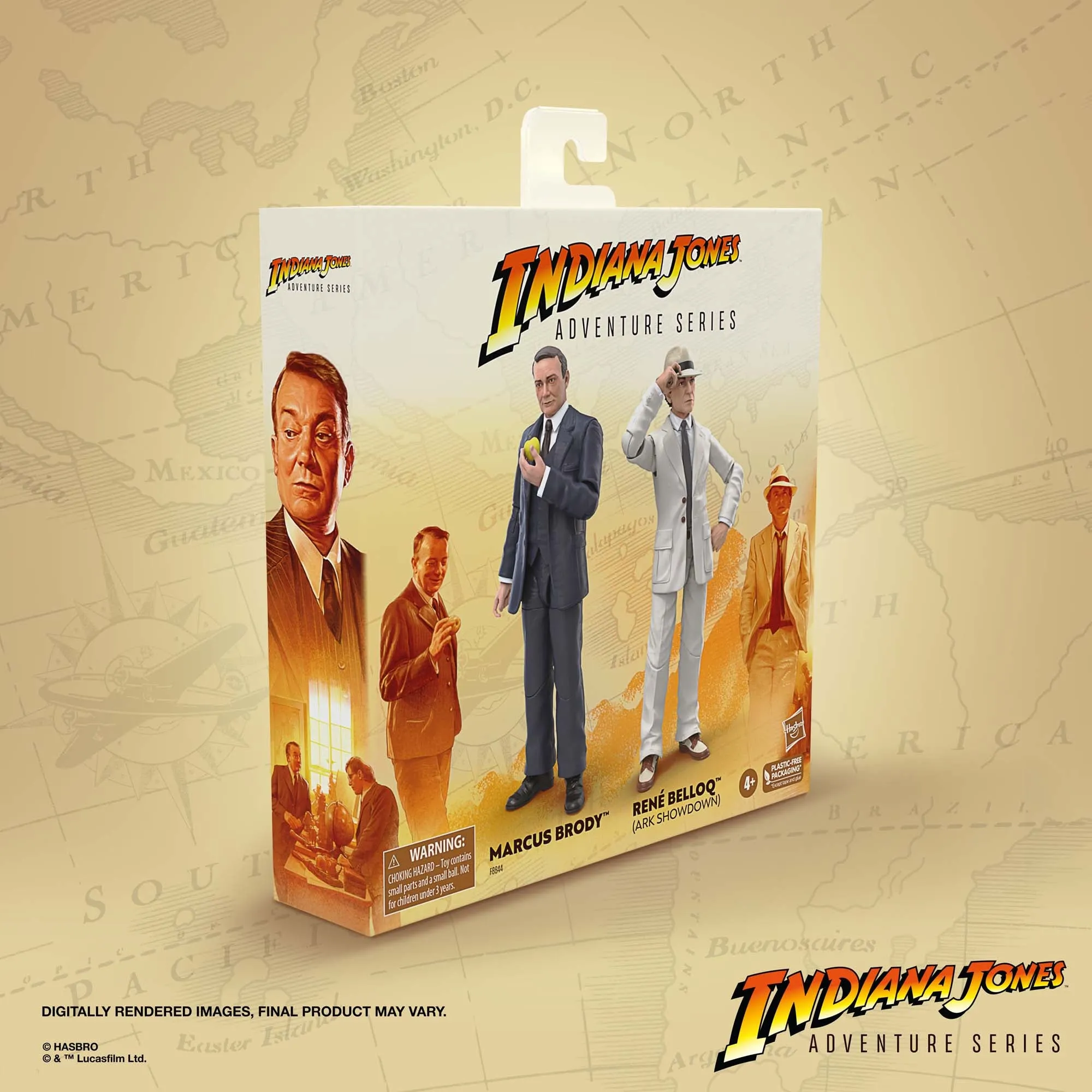 Indiana Jones Adventure Series Marcus Brody & René Belloq (Ark Showdown 2-Pack)