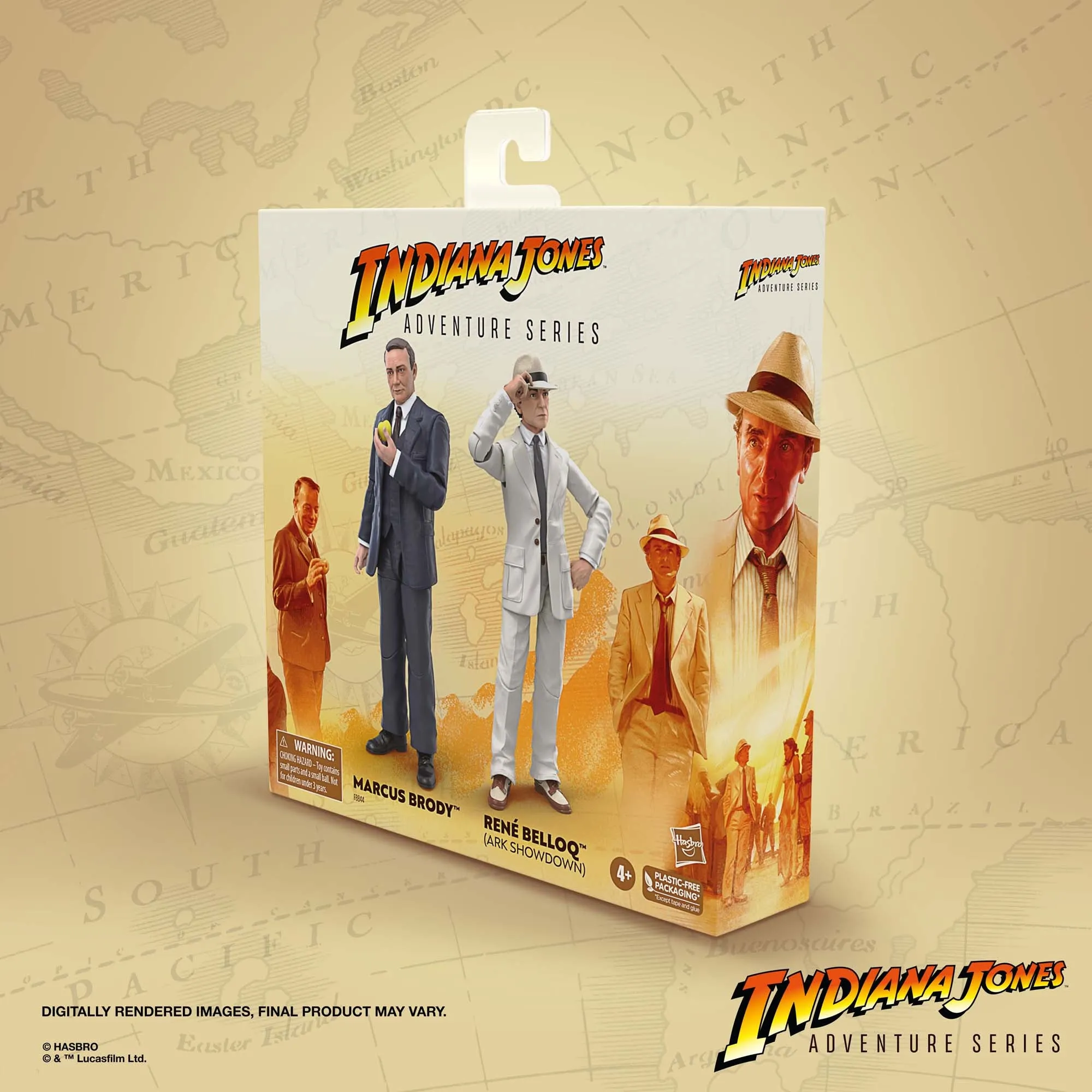 Indiana Jones Adventure Series Marcus Brody & René Belloq (Ark Showdown 2-Pack)