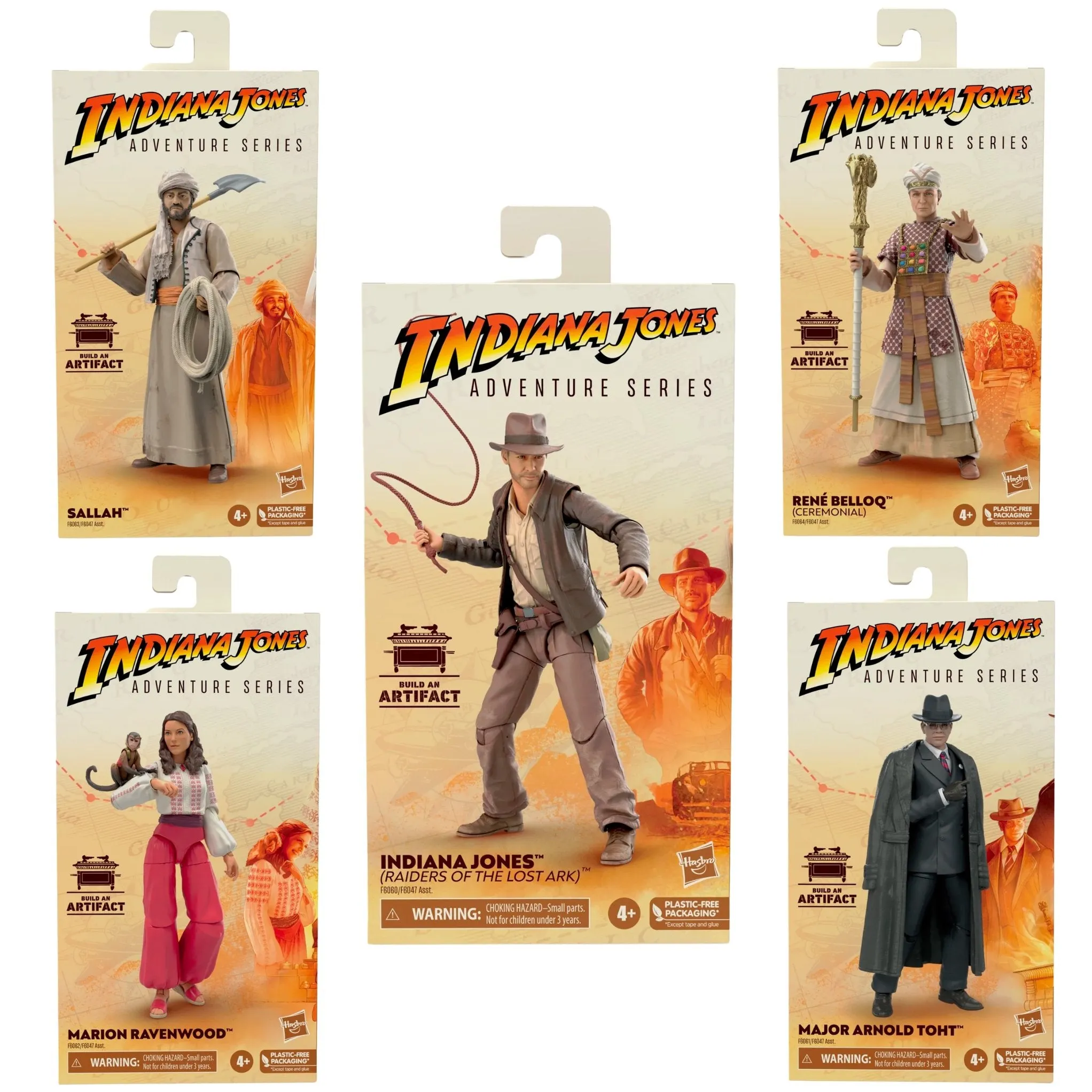 Indiana Jones Adventure Series Wave 1 SET OF 5