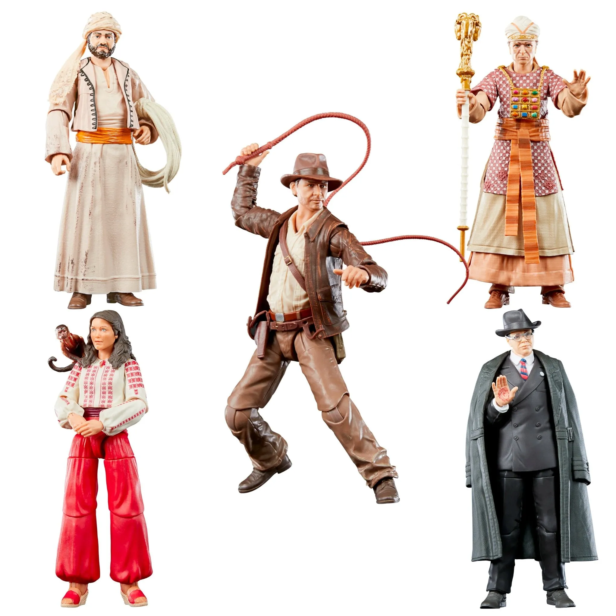 Indiana Jones Adventure Series Wave 1 SET OF 5