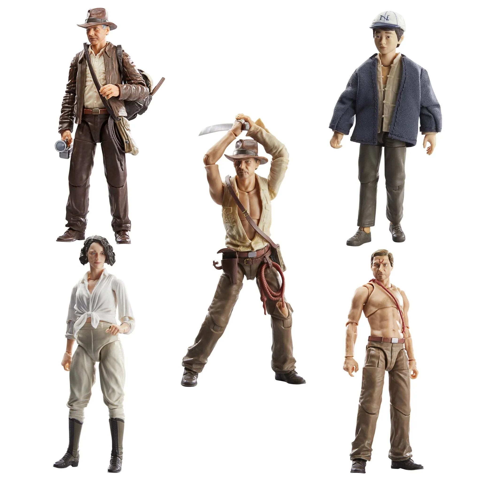 Indiana Jones Adventure Series Wave 2 SET OF 5