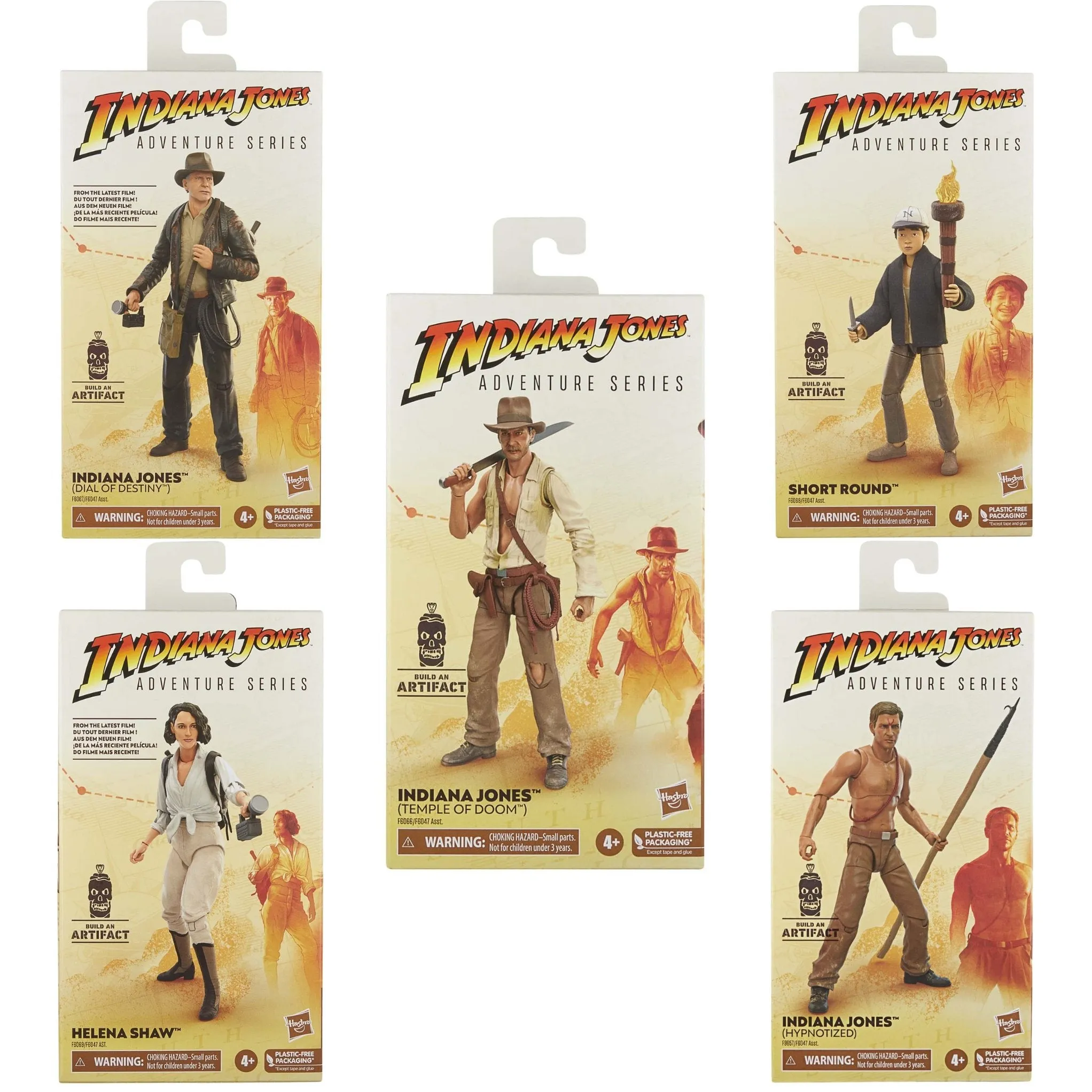 Indiana Jones Adventure Series Wave 2 SET OF 5