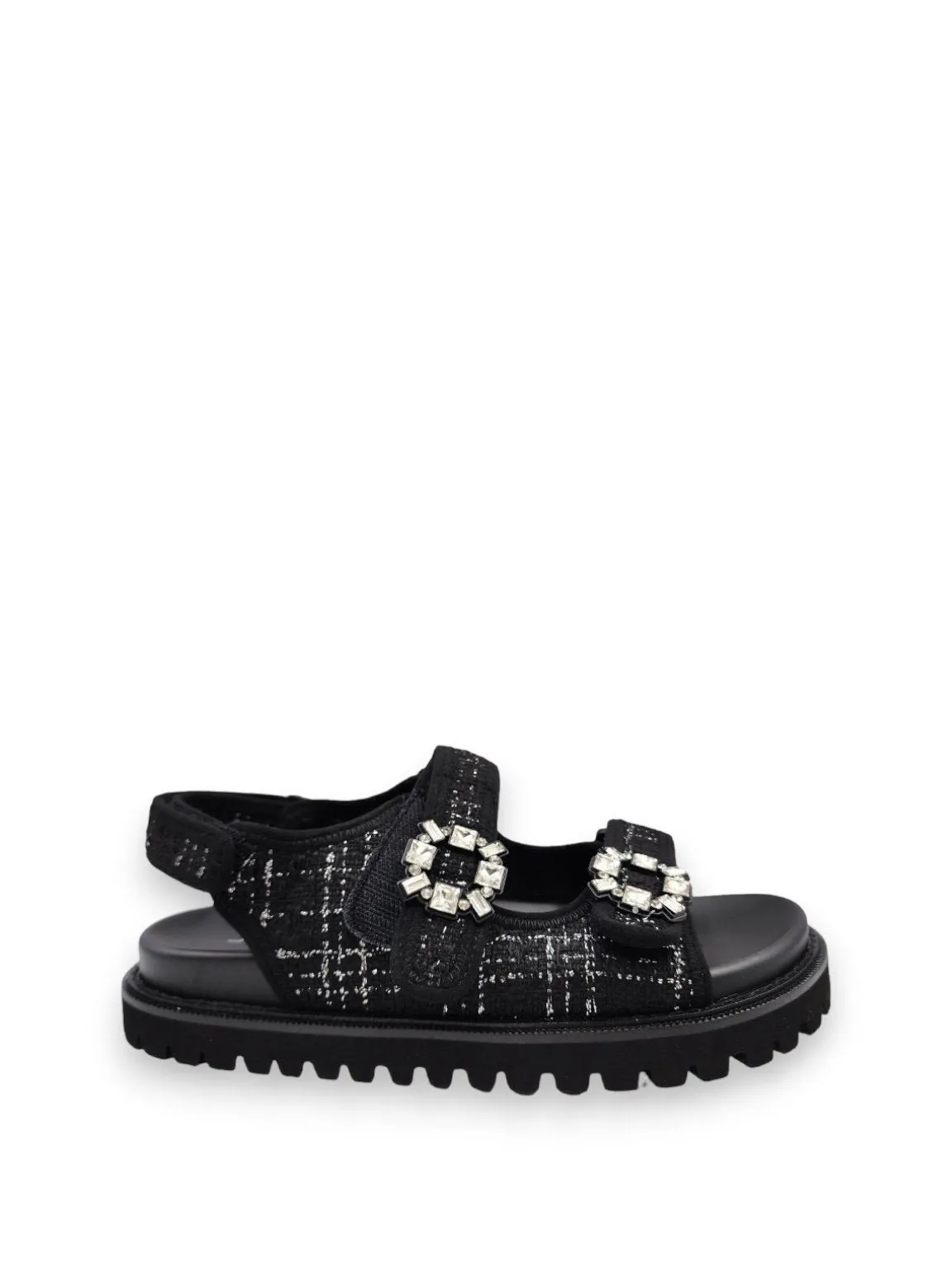 Jamie Flats Buckle Sandals