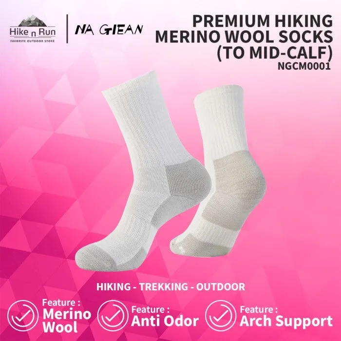 Kaos Kaki Hiking Na Giean NGMM0001// NGCM0001 Trekking Merino Socks