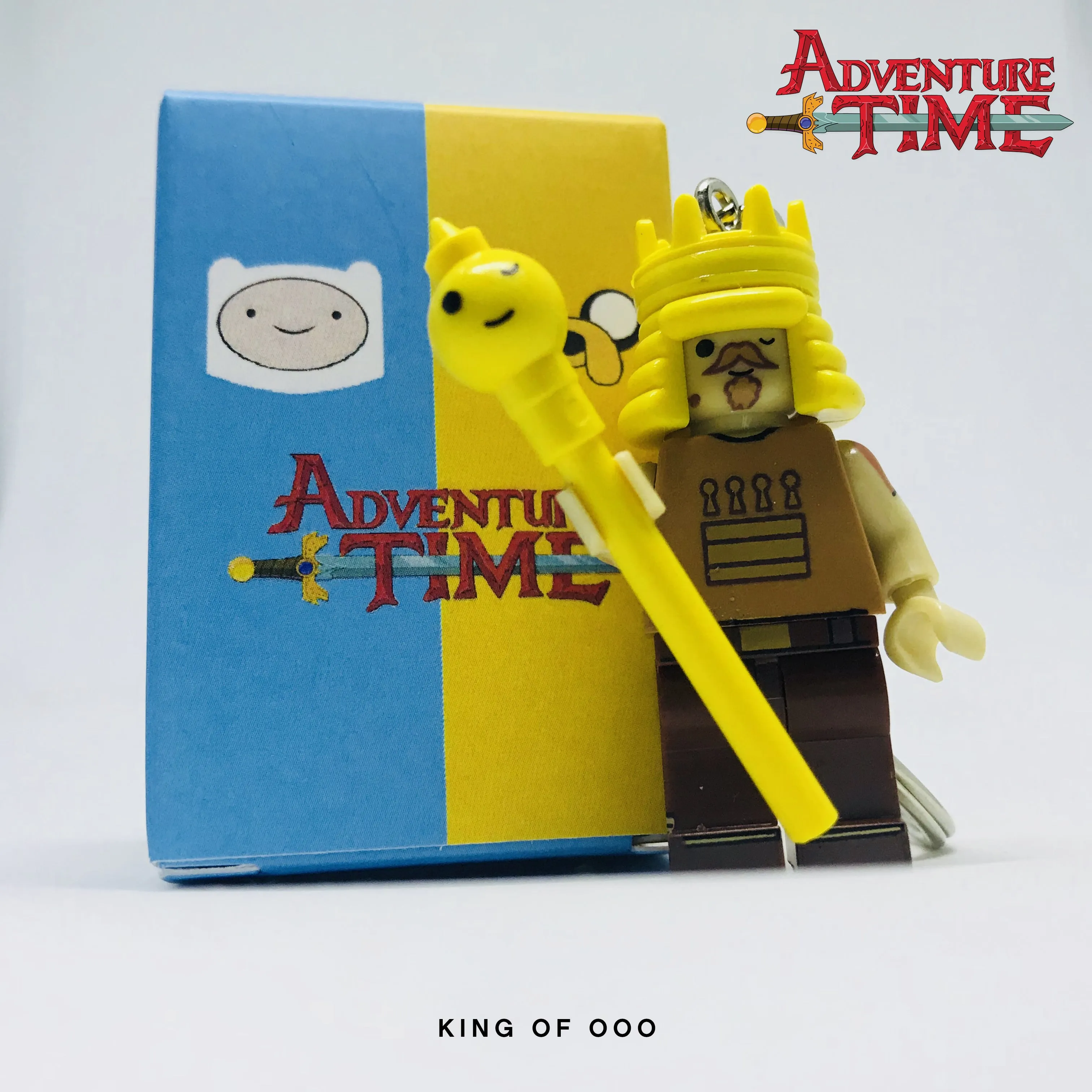 King of Ooo Custom Minifigure Keychain