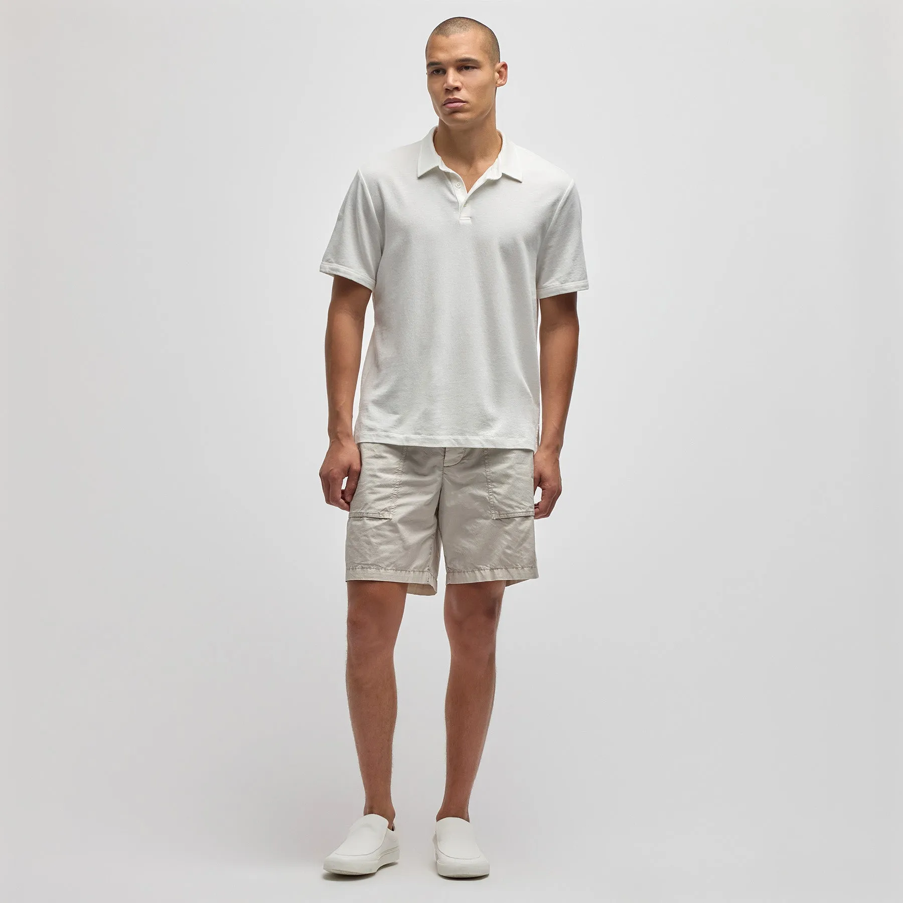 Lightweight French Terry Polo - Cotton