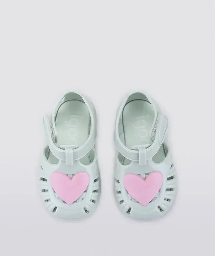 Love Heart Jelly Sandals