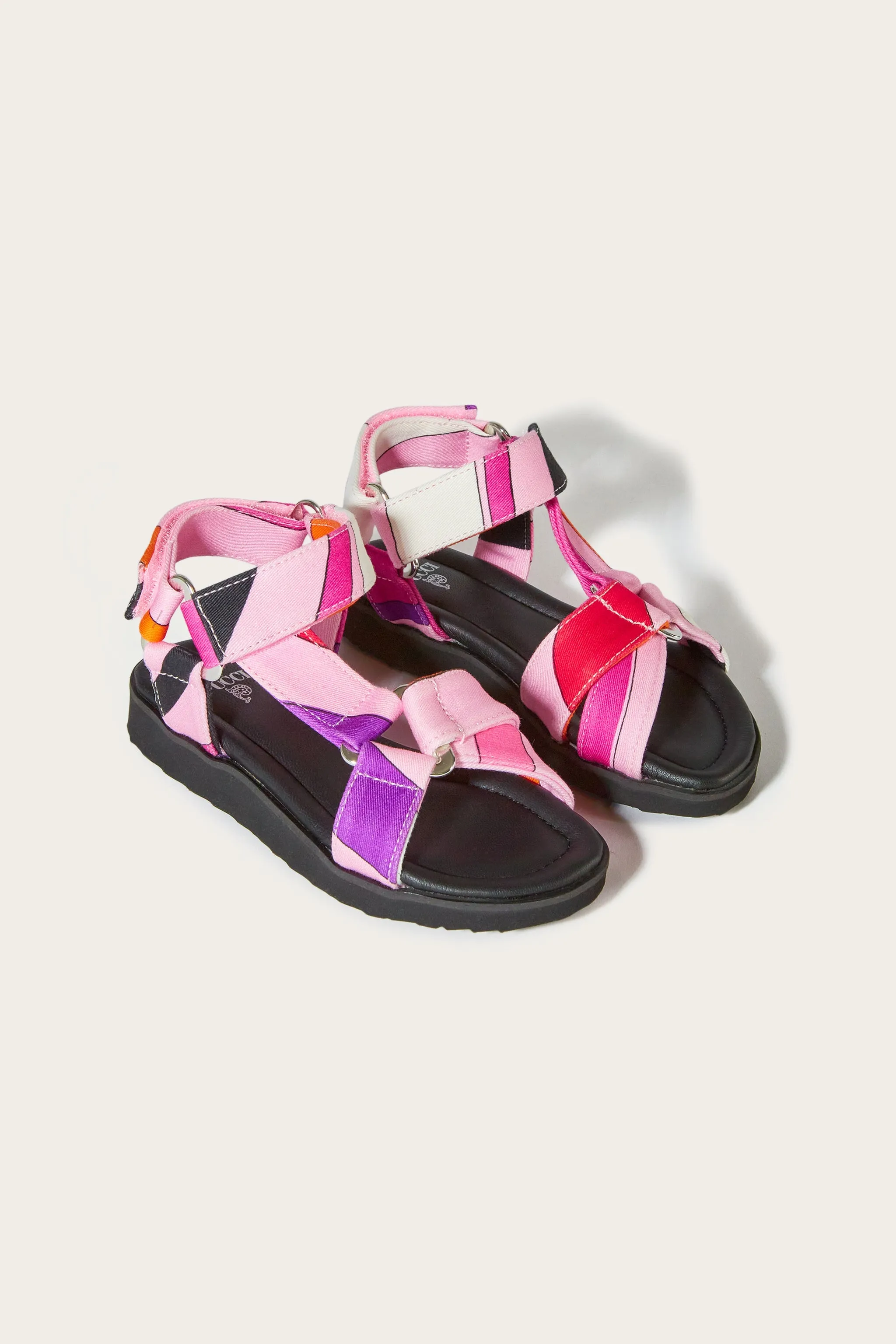 Marmo-Print Sandals