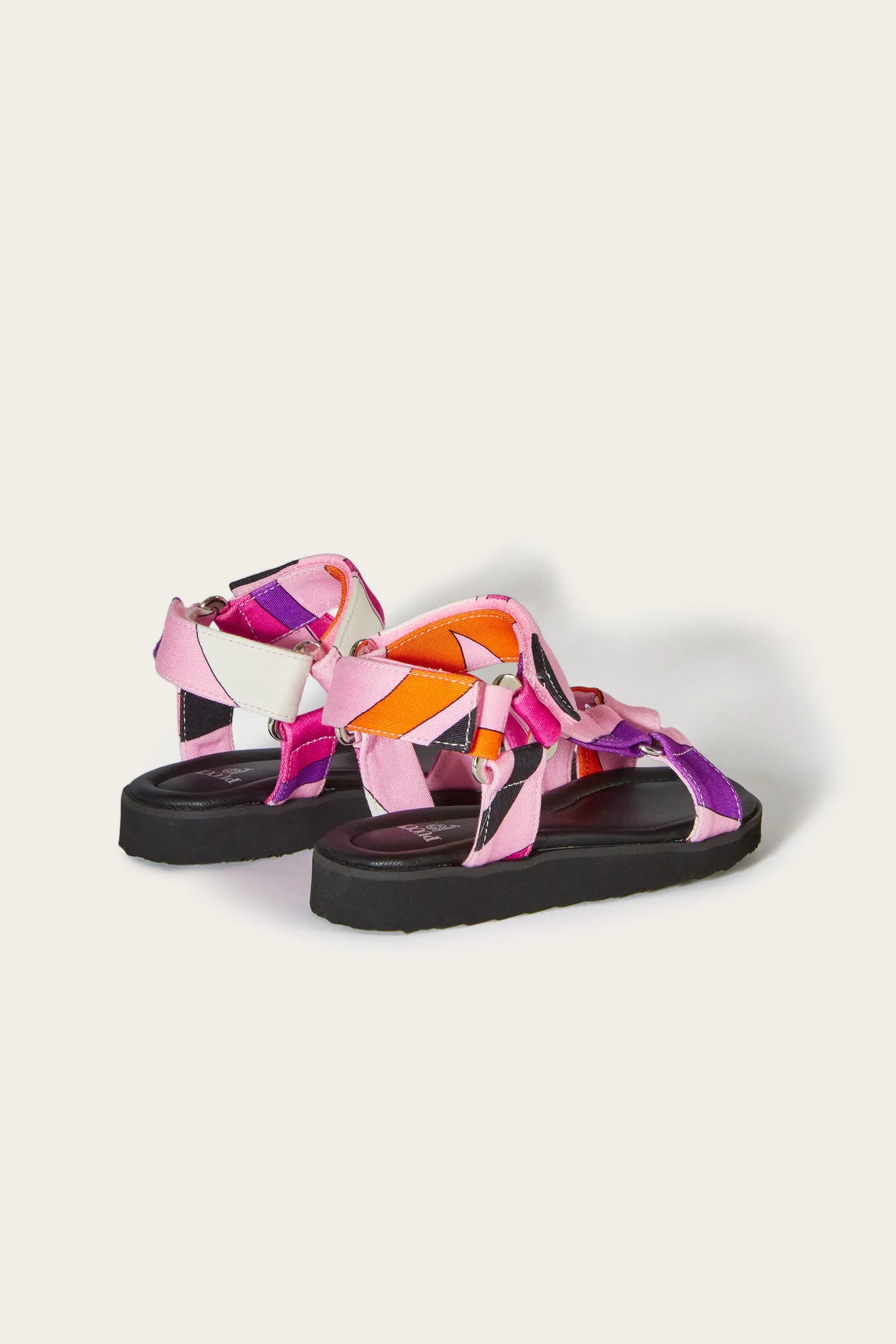 Marmo-Print Sandals