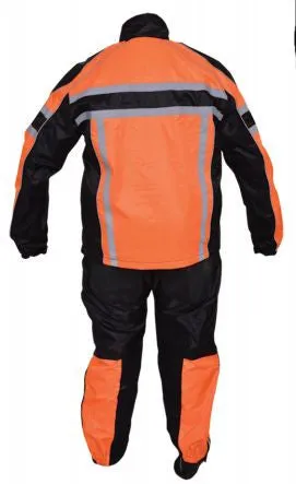 Mens REVOLUTION GEAR Hi-Viz Nylon Rainsuit