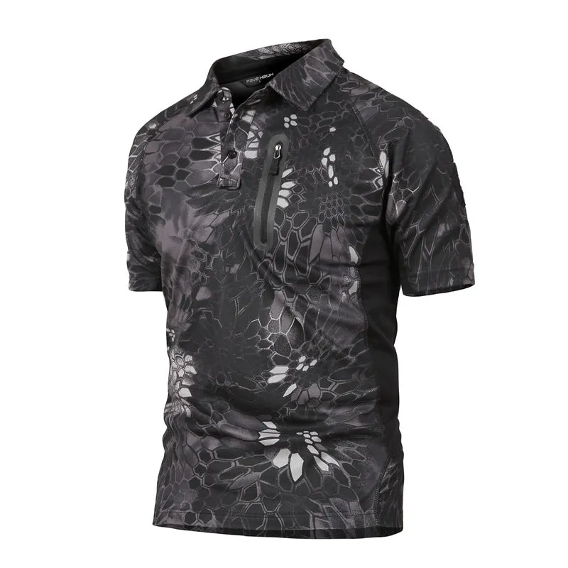 Men's Short Sleeve Quick Dry Battle Top