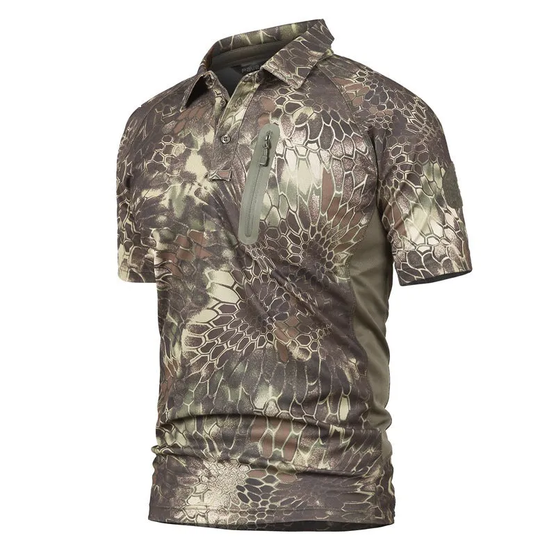 Men's Short Sleeve Quick Dry Battle Top