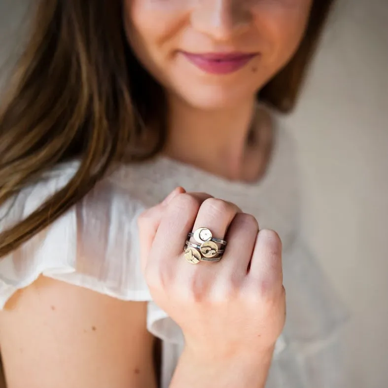 Midnight Moon Adventure Bronze Ring