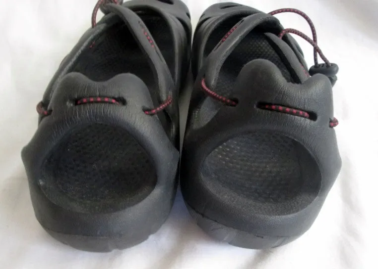 NEW Mens OZARK TRAIL Washable Vegan SHOES Sandals BLACK 10 Camping Trek