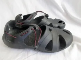 NEW Mens OZARK TRAIL Washable Vegan SHOES Sandals BLACK 10 Camping Trek