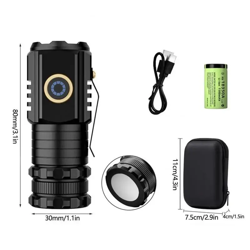 Rechargeable Powerful Long Range LED Torch Light RL-K91