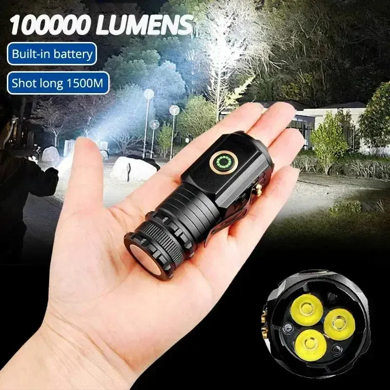 Rechargeable Powerful Long Range LED Torch Light RL-K91