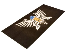 Ride to Live Eagle Biker Garage Mat