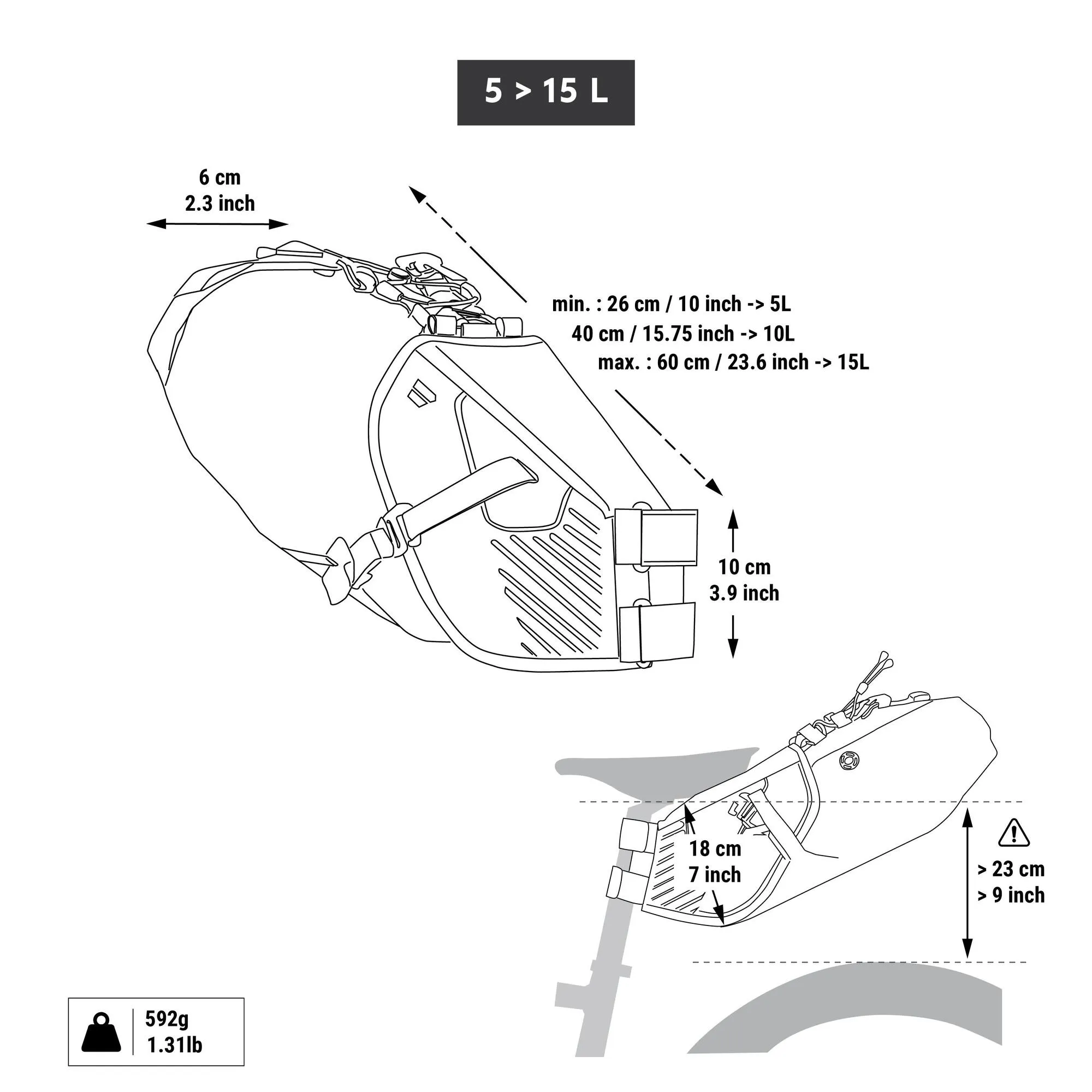 Riverside Bikepacking Saddle Harness