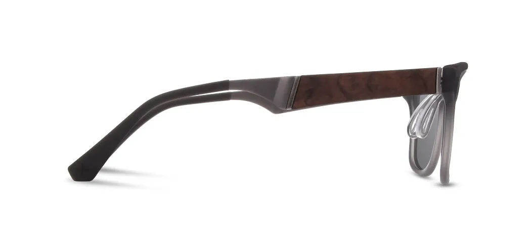 Shwood Canby ACTV Sunglasses - Matte Smoke - Grey Polarized