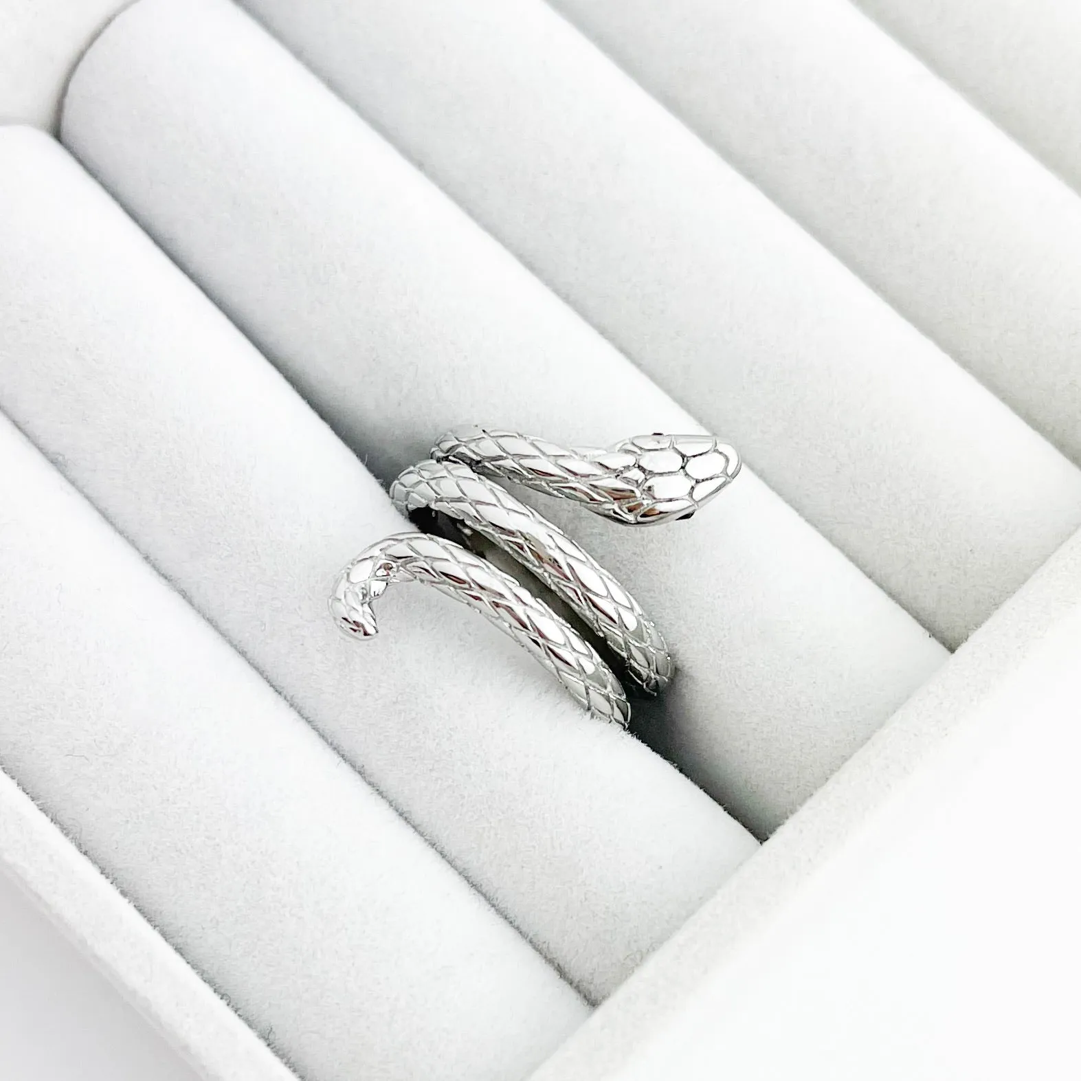 Silver Snake Ring