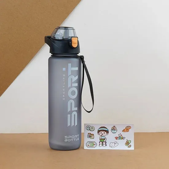 Sports Frosted Water Bottle