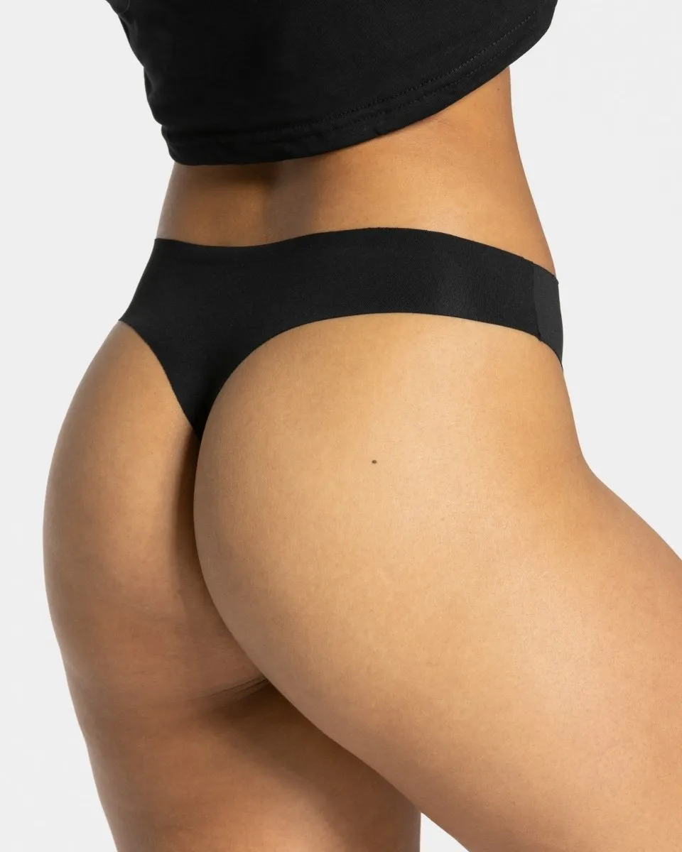 TEVEO Seamless Tanga (5er) "Schwarz"