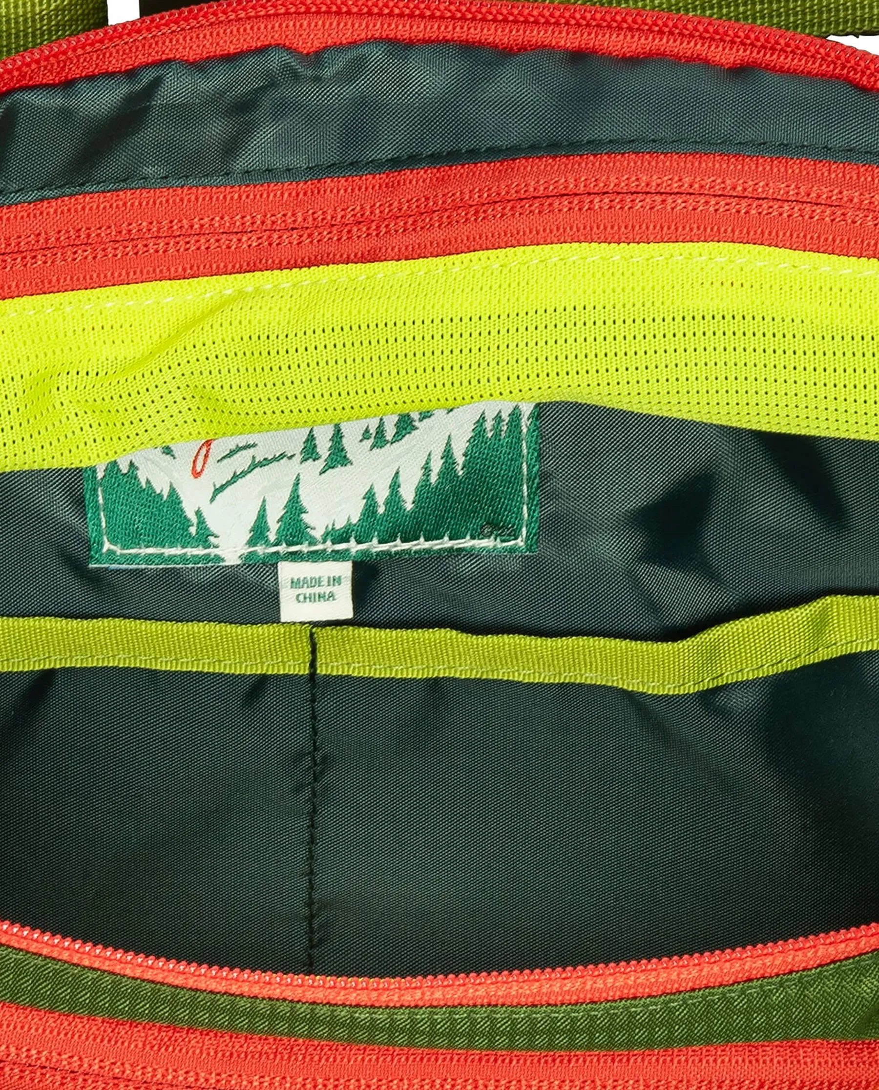 The Adventure Hip Pack. -- Moss and Citron Colorblock