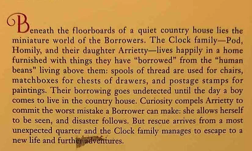 THE BORROWERS - Mary Norton