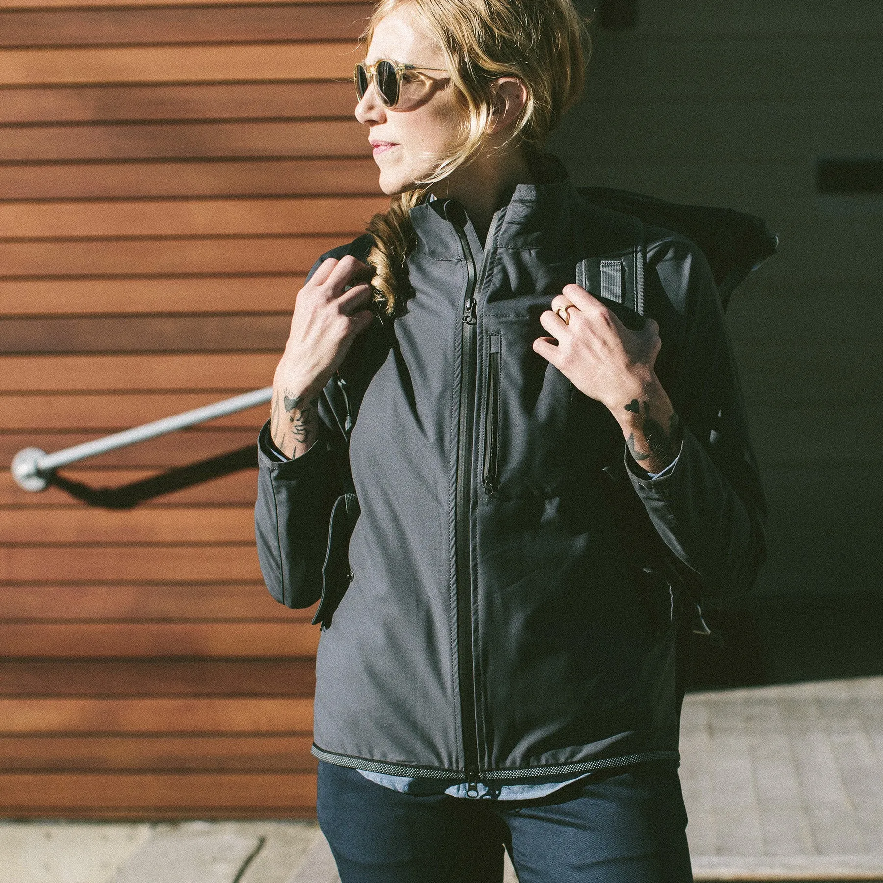 The Civic Jacket in Steel MerinoPerform™