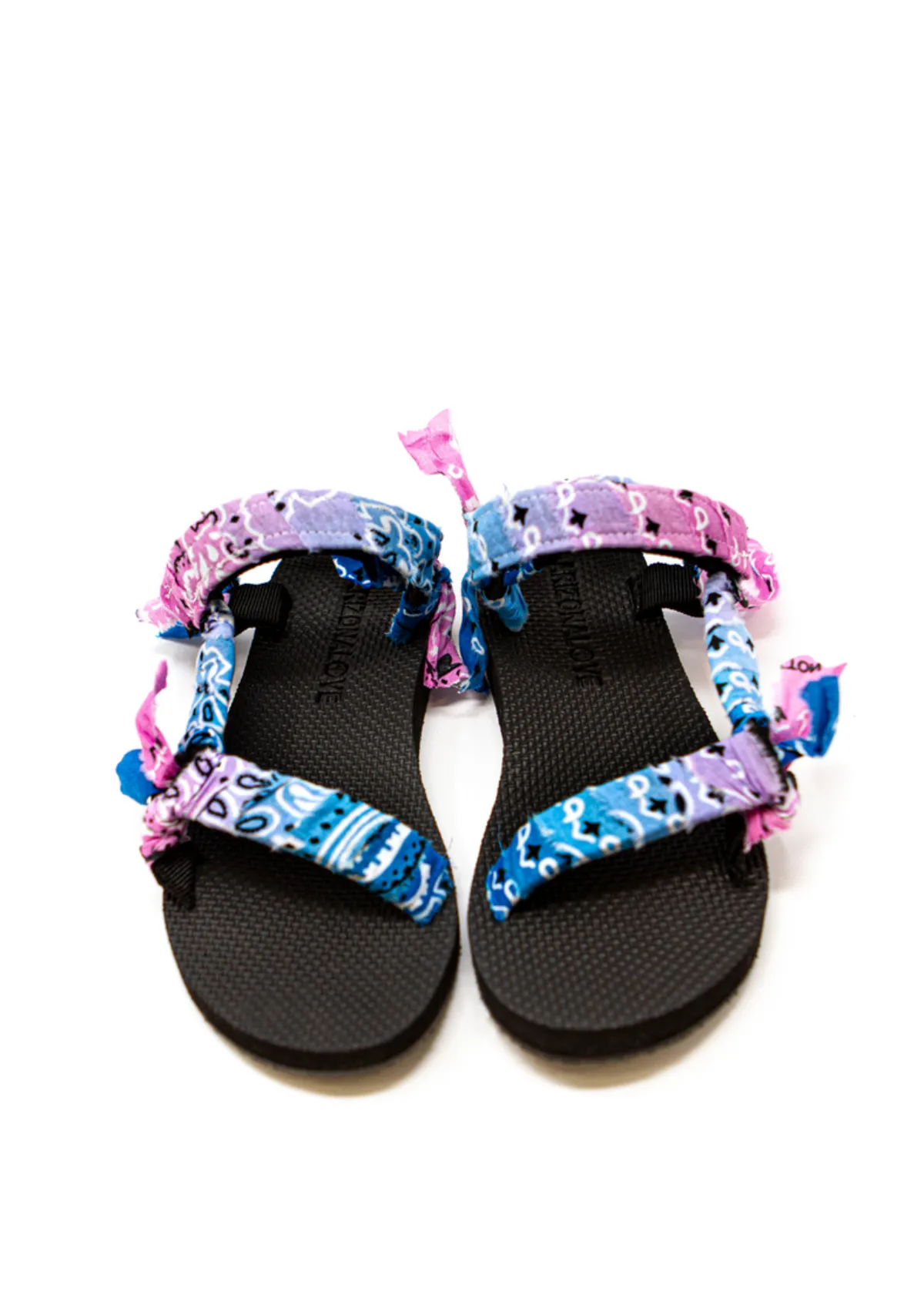 Trekky Sandals Tie Dye Blue Pink