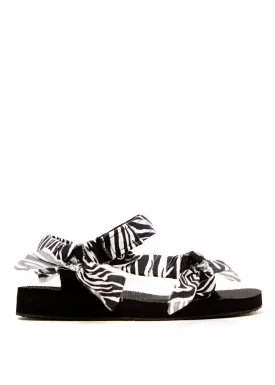 Trekky Sandals Zebra Print