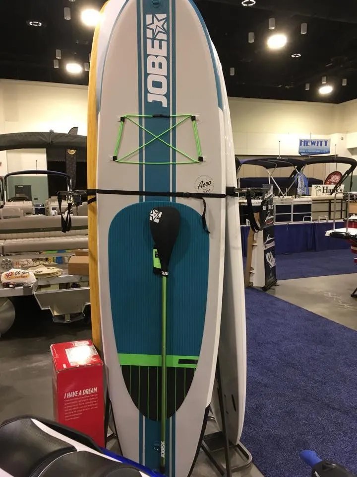 Triple Freestanding SUP & Kayak Rack | Vertical Storage for Retail