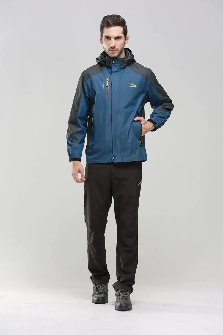 TRVLWEGO Mens Water Resistant Jacket