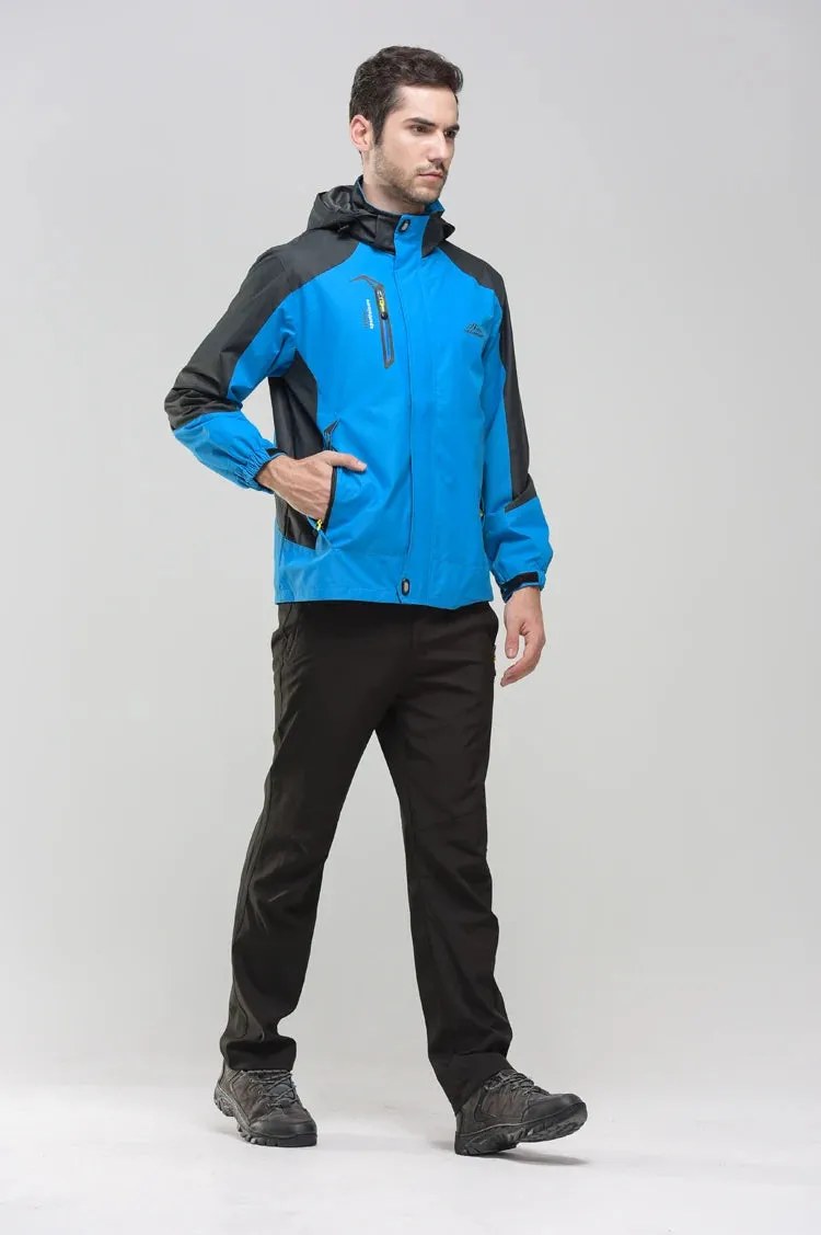 TRVLWEGO Mens Water Resistant Jacket