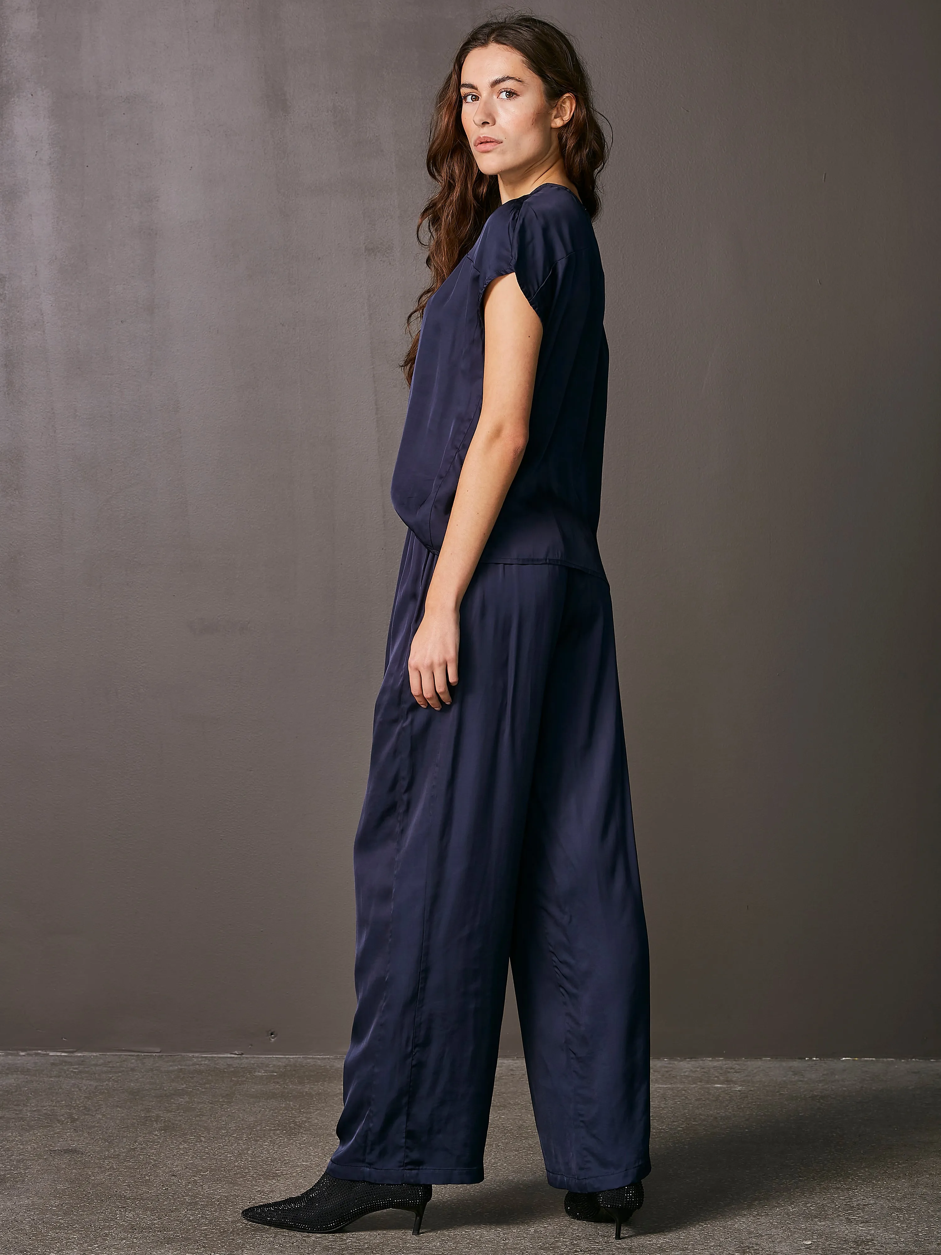 VALINA trousers - Classic Navy