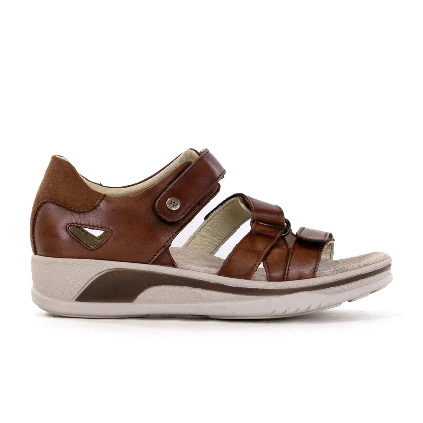 Wolky Desh Backstrap Sandal (Women) - Cognac