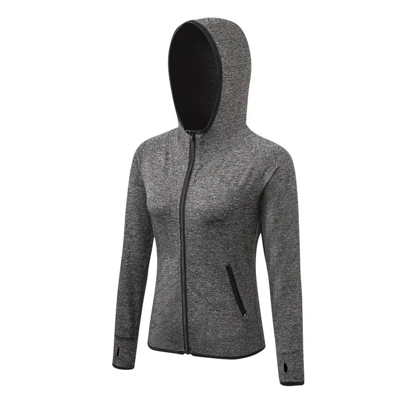 Womens Long Sleeve Sports Hoodie