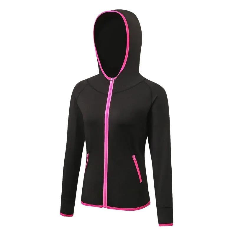 Womens Long Sleeve Sports Hoodie